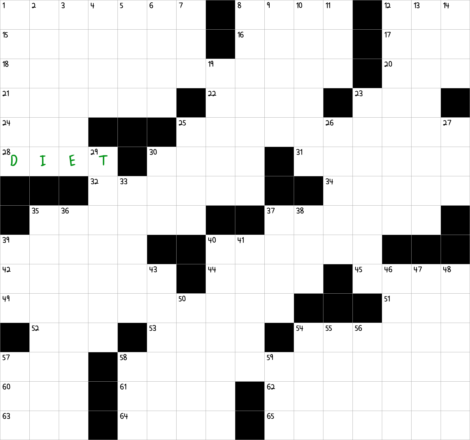 Eschew Carbs Maybe NYT Crossword Clue February 6 2025