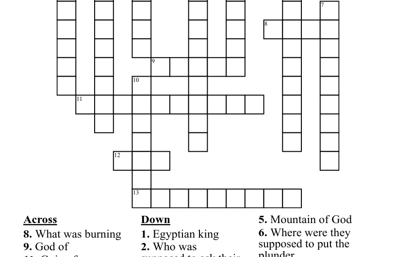 Exodus Hero Crossword Clue