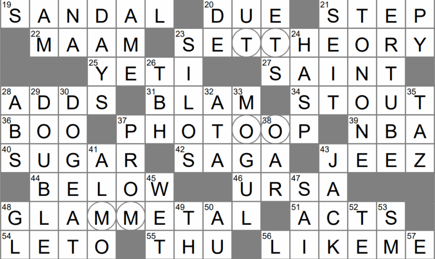 Extremely Crossword Clue