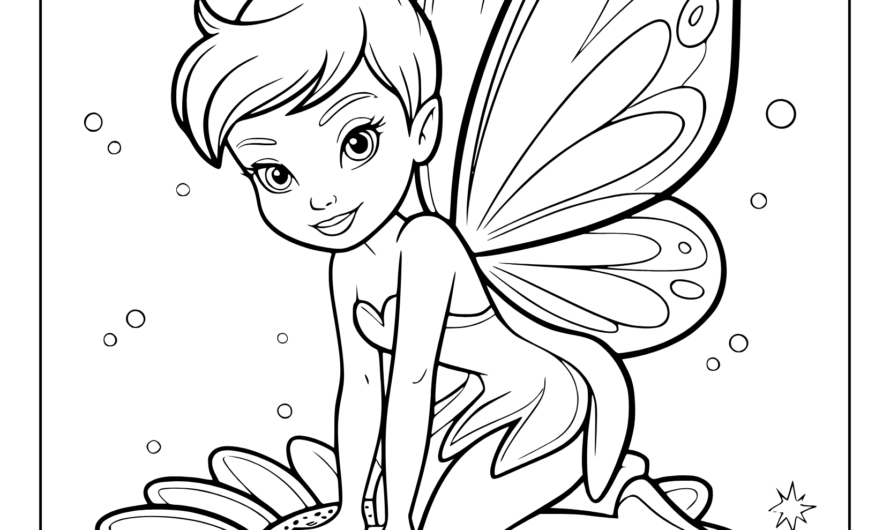 Colouring Pages Of Tinkerbell