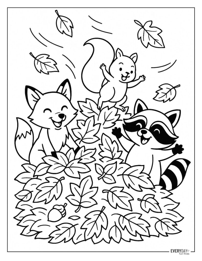 Fall Leaves Coloring Pages Free Printables Fall Leaves Coloring Pages Free Printables