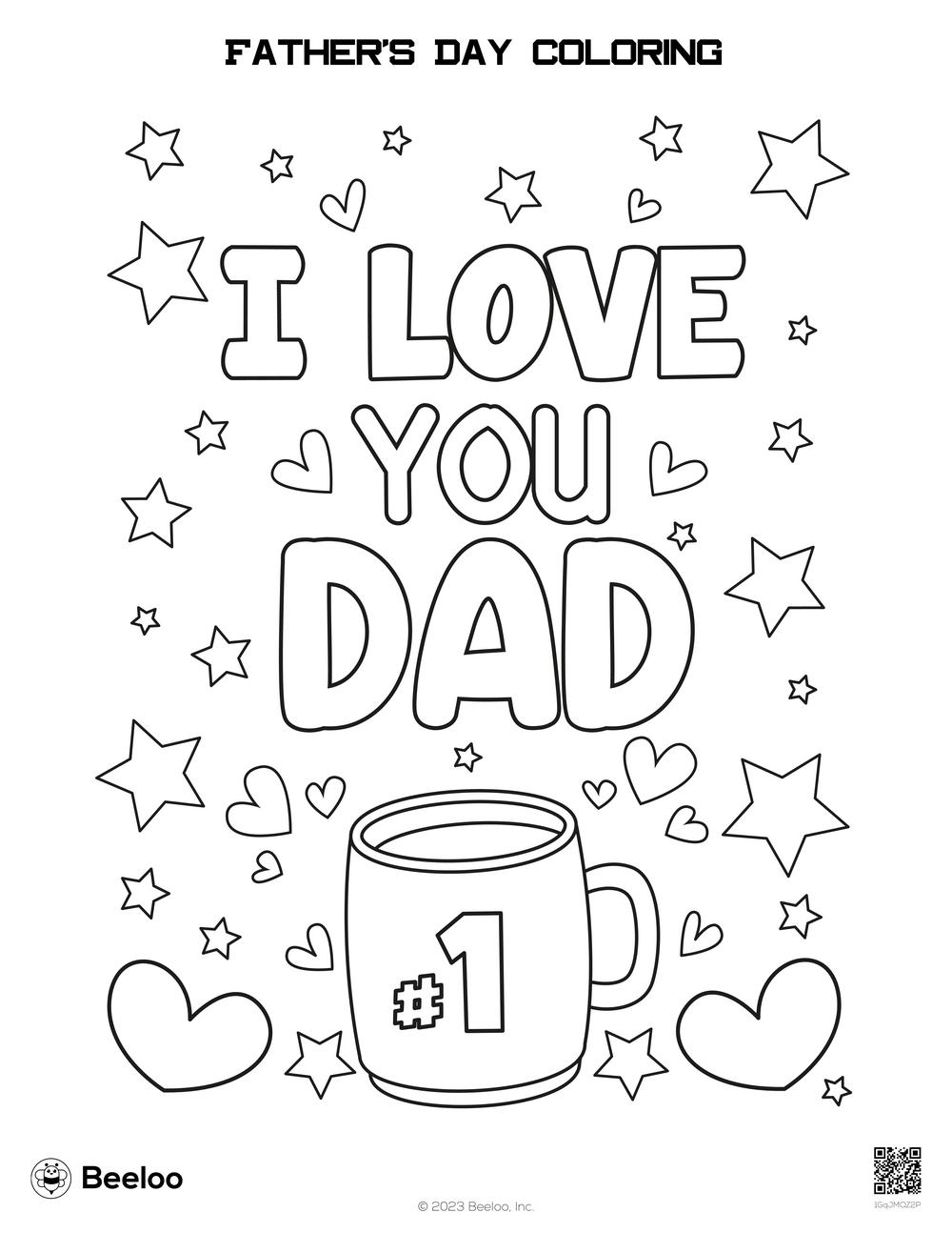 Father s Day Coloring Beeloo Printable Crafts And Activities For Kids Father s Day Coloring Beeloo Printable Crafts And Activities For Kids