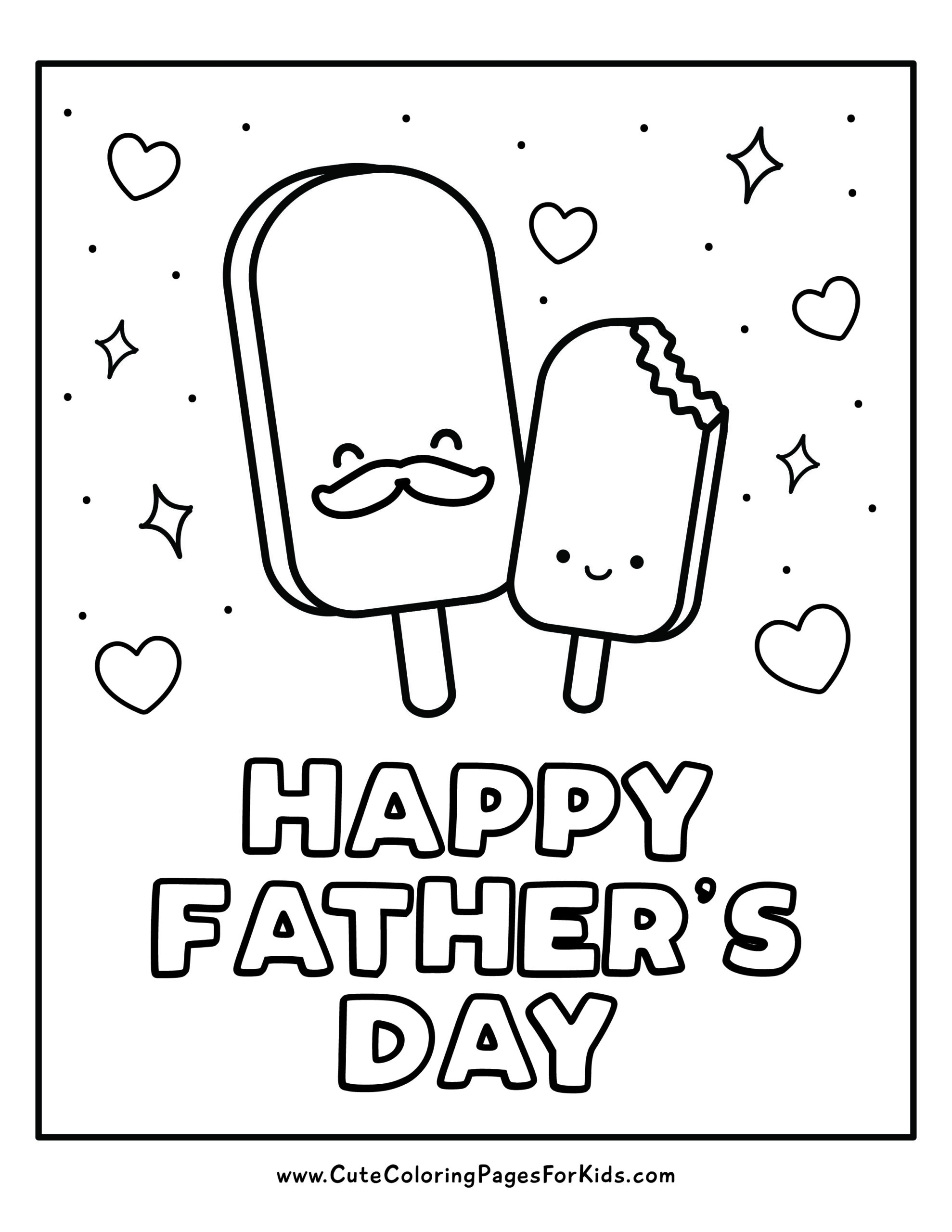 Father s Day Coloring Pages Cute Coloring Pages For Kids Father s Day Coloring Pages Cute Coloring Pages For Kids