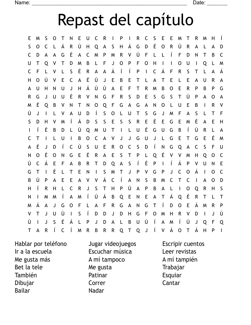 Felipe Alou Chapters 2 3 Crossword WordMint