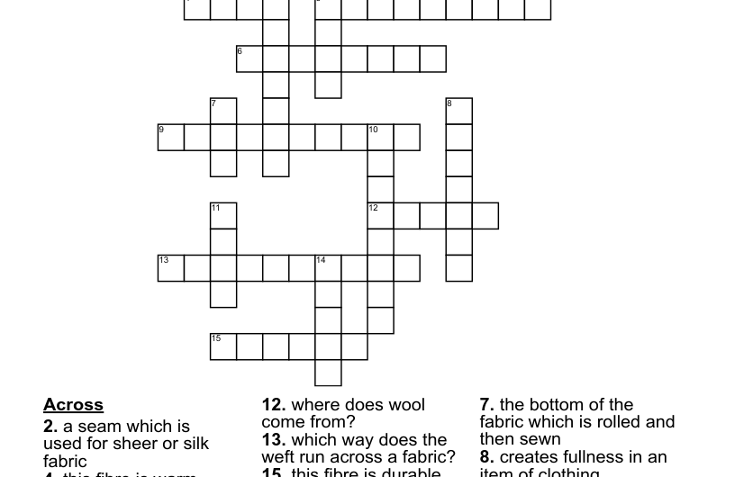 Sheer Fabric Crossword Clue