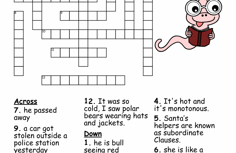 Figures Of Speech Crossword Puzzle Clue