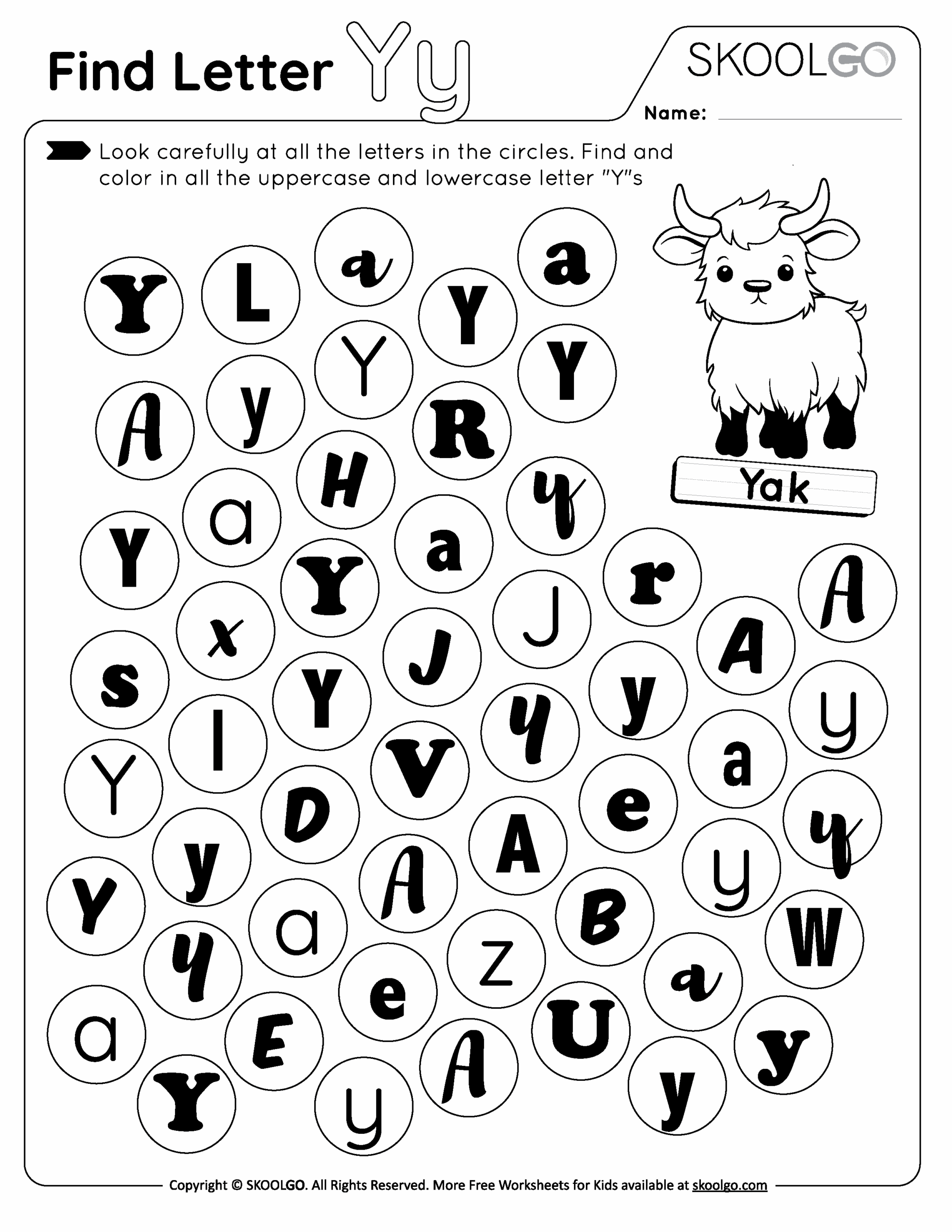 letter y worksheets for preschoolers letter y worksheets for preschoolers