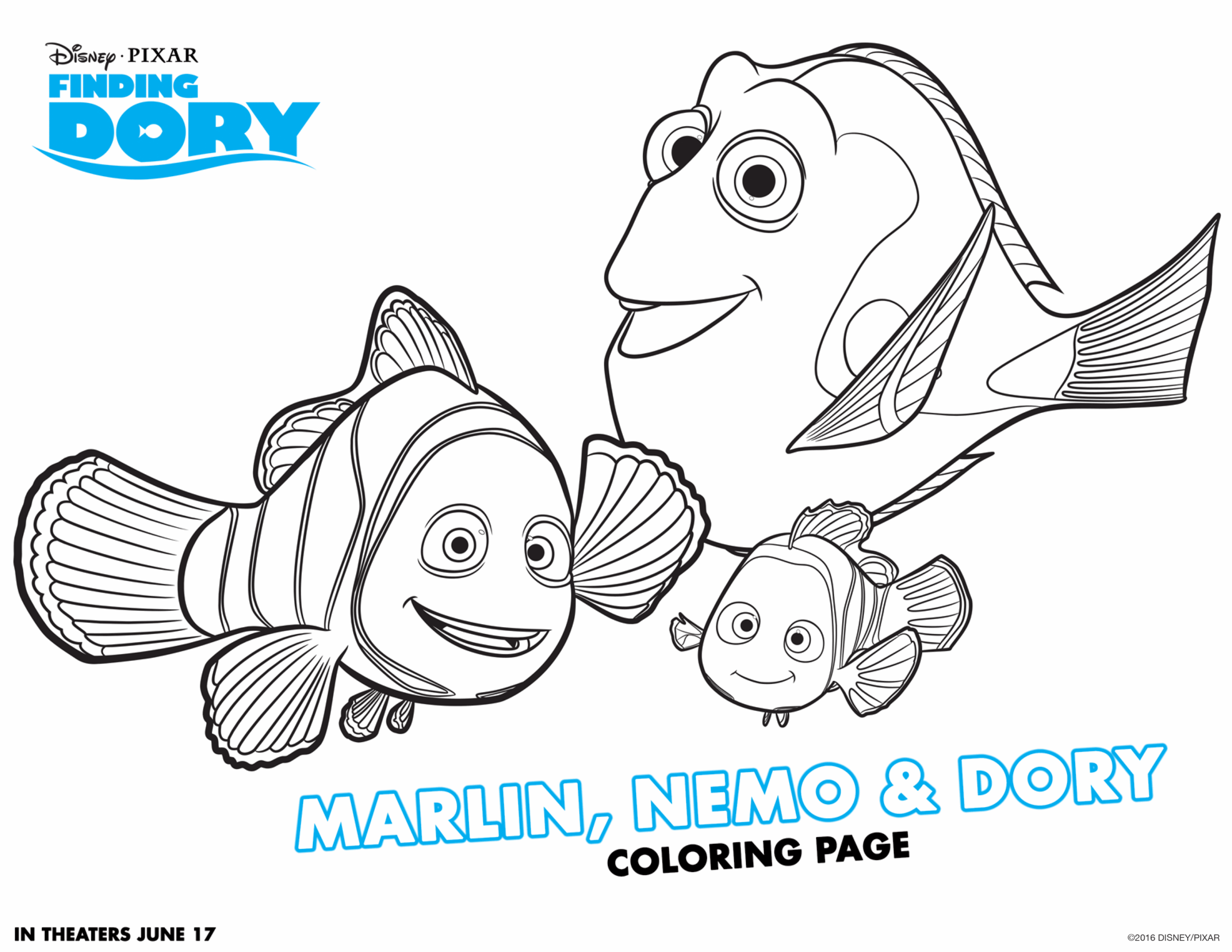 Finding Dory Party Coloring Sheets April Golightly Finding Dory Party Coloring Sheets April Golightly