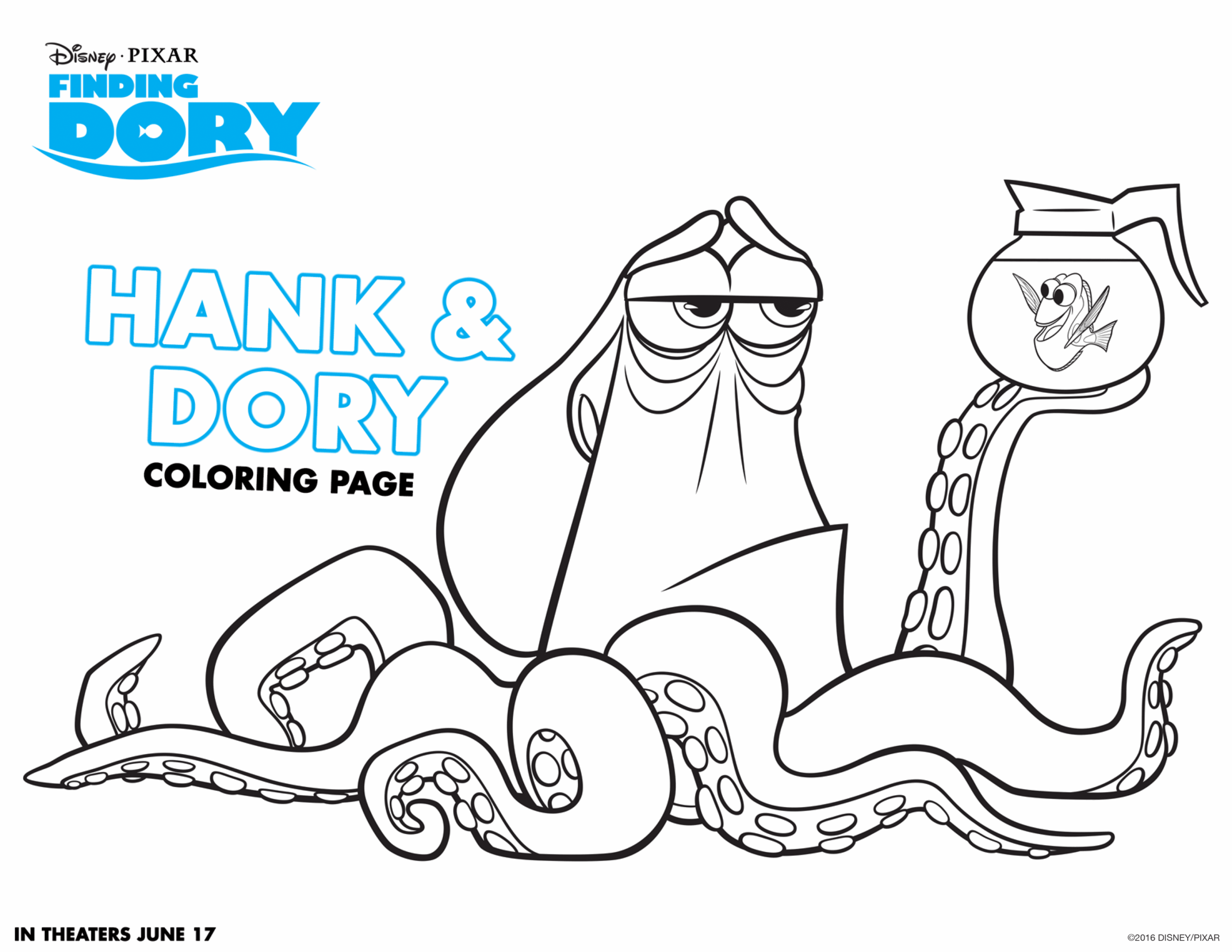 Finding Dory Party Coloring Sheets April Golightly Finding Dory Party Coloring Sheets April Golightly