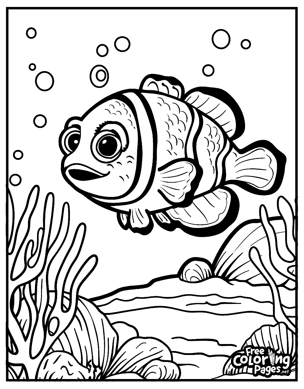 Finding Nemo Coloring Pages Free Coloring Pages Finding Nemo Coloring Pages Free Coloring Pages