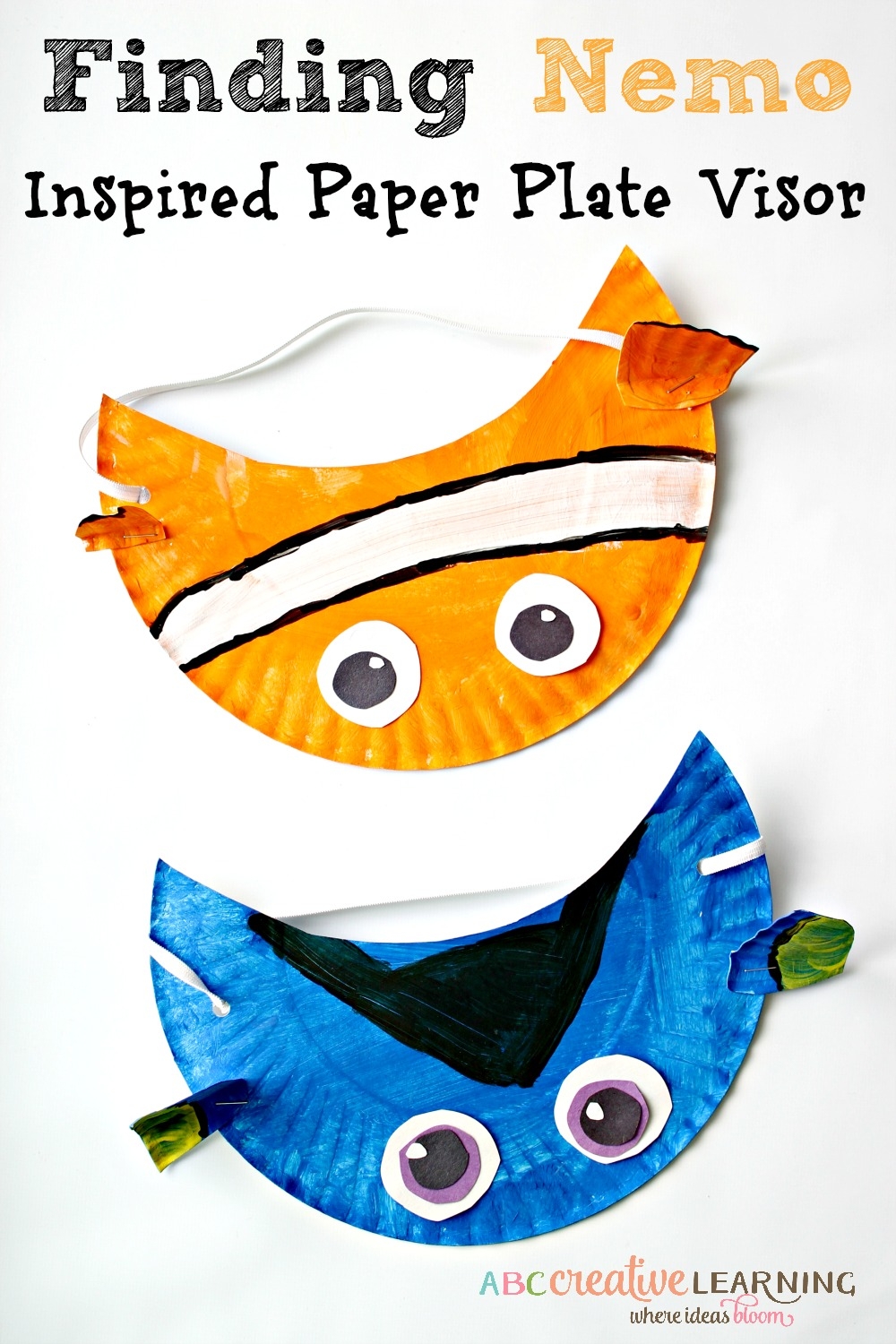 Finding Nemo Movie Inspired Paper Plate Visor Hat For Kids Finding Nemo Movie Inspired Paper Plate Visor Hat For Kids
