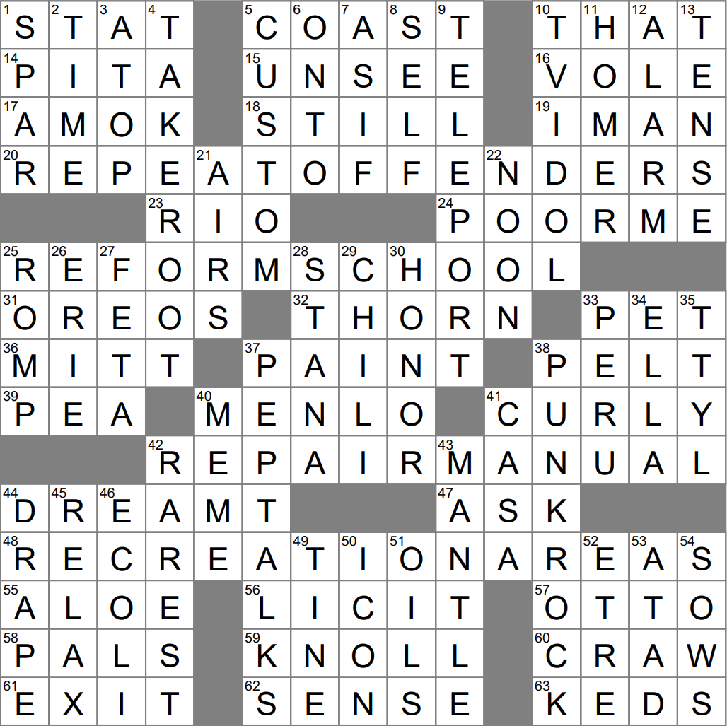 finished crossword clue