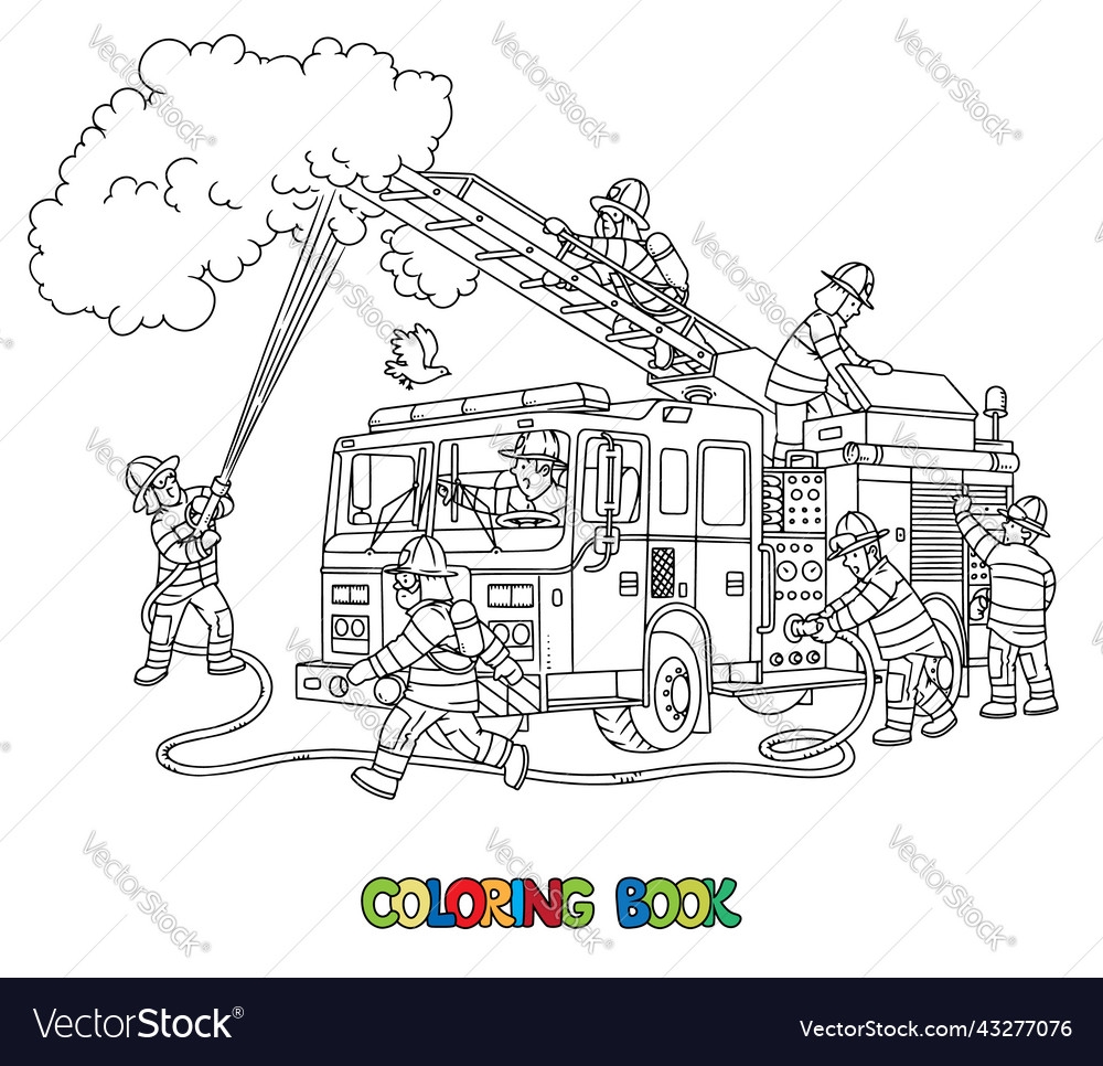coloring book fire truck coloring book fire truck