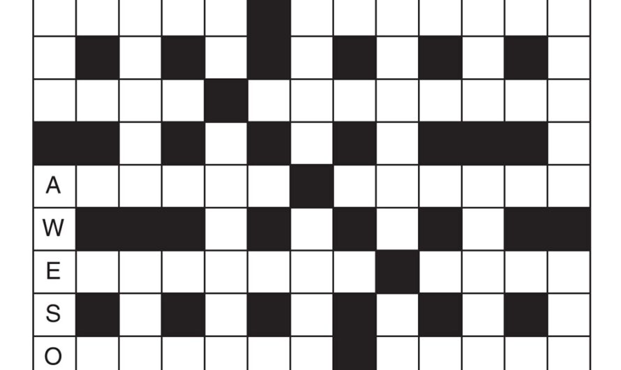 Making A Jig For Crossword