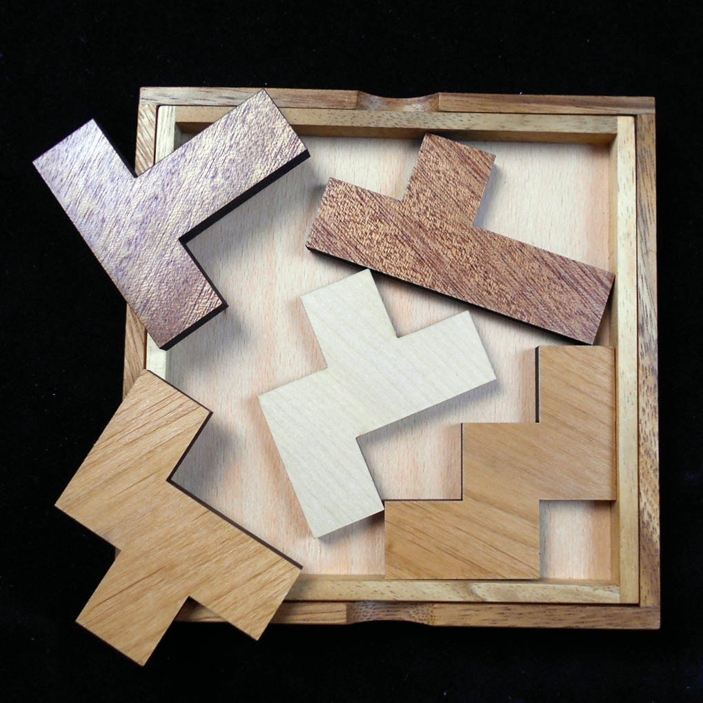 Five Fit Puzzle Size Large W Cover Stewart Coffin Based Brain Teaser EBay Five Fit Puzzle Size Large W Cover Stewart Coffin Based Brain Teaser EBay