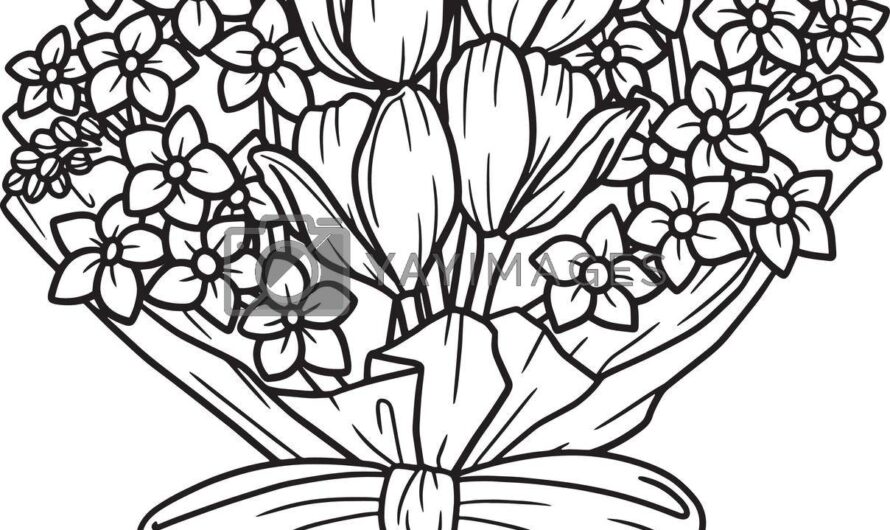 Flower Bunch Coloring Pages