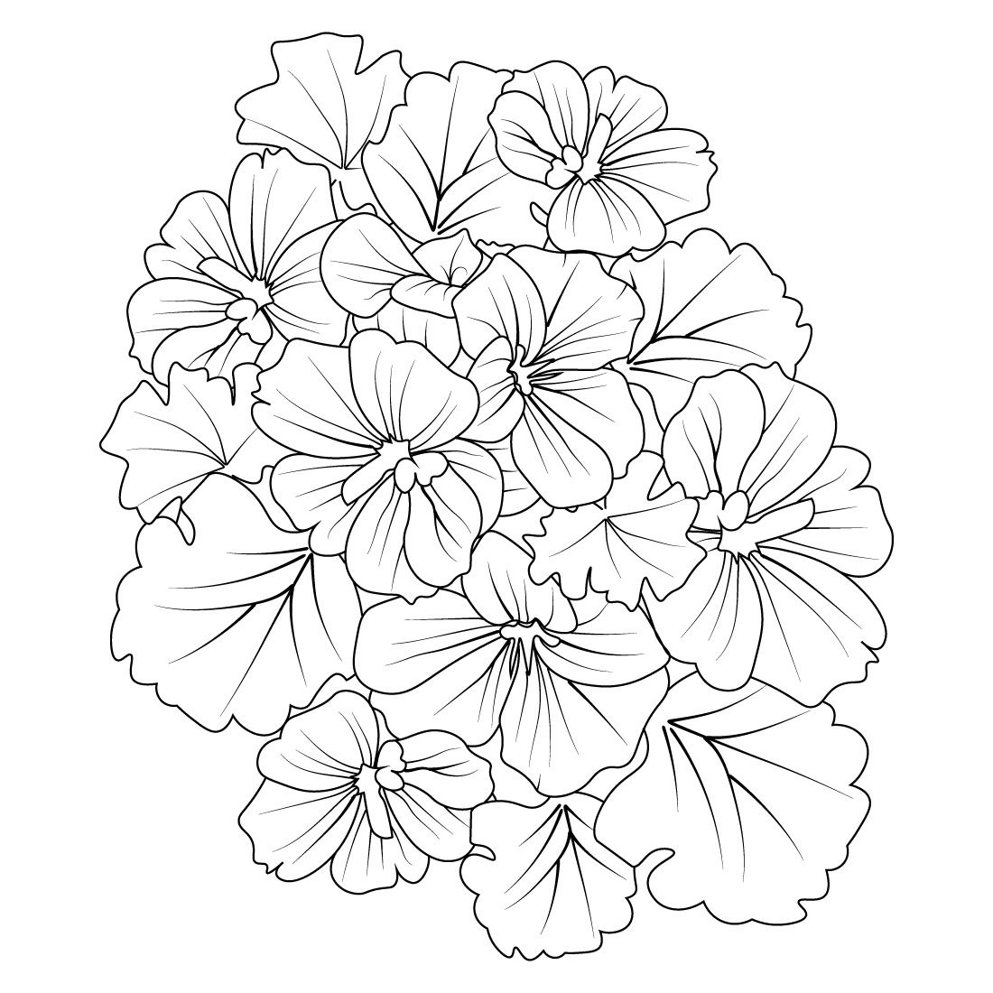 Flower Cluster Drawing Easy Flower Coloring Pages Cute Flower Coloring Pages Flower Coloring Page For Adults Realistic Flower Coloring Pages Vintage Floral Vector Illustration MasterBundles Flower Cluster Drawing Easy Flower Coloring Pages Cute Flower Coloring Pages Flower Coloring Page For Adults Realistic Flower Coloring Pages Vintage Floral Vector Illustration MasterBundles