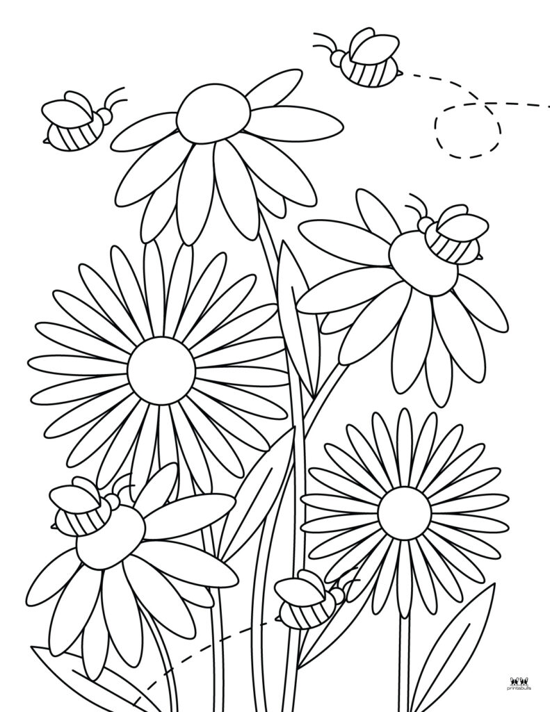 free flower coloring pages printable free flower coloring pages printable