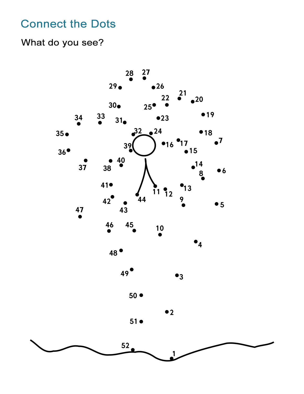 Flower Connect The Dots Activity Sheet From 1 To 52 ALL ESL Flower Connect The Dots Activity Sheet From 1 To 52 ALL ESL