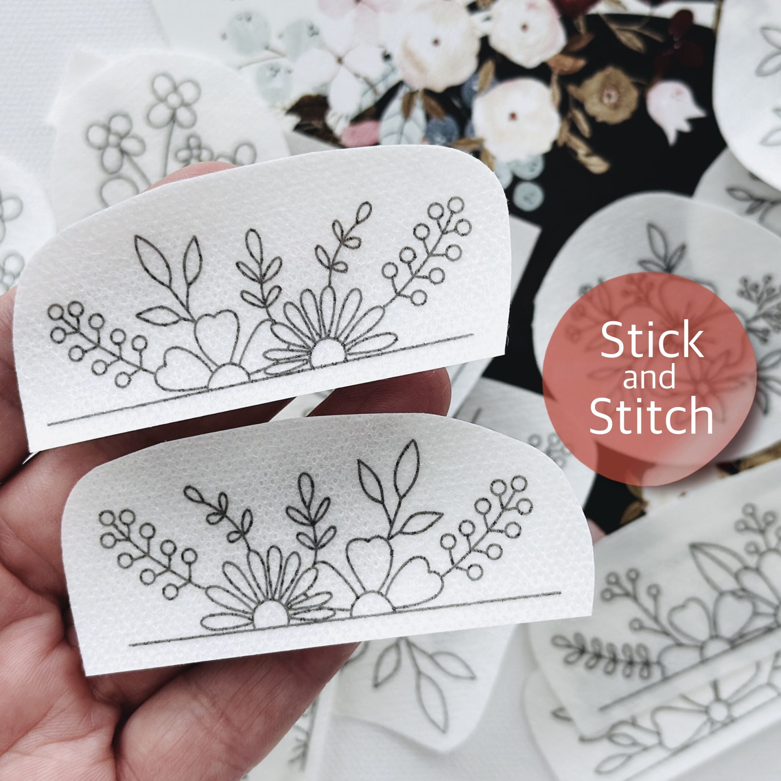 Flower Pair Hand Embroidery Pattern Stick And Stitch Transfer Patch Peel And Stick Embroidery Paper Trendy Embroidery Pack For Clothes Etsy Flower Pair Hand Embroidery Pattern Stick And Stitch Transfer Patch Peel And Stick Embroidery Paper Trendy Embroidery Pack For Clothes Etsy