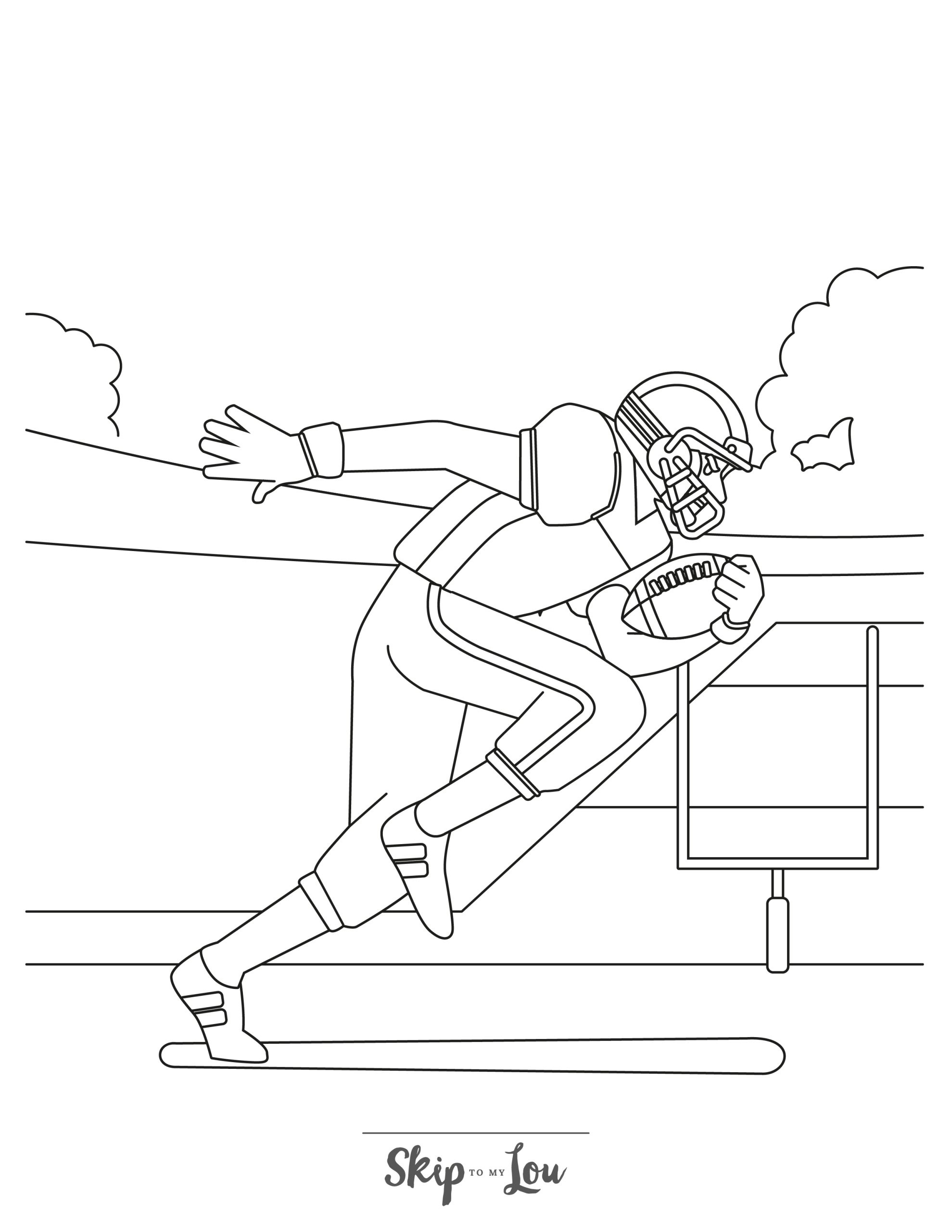 Football Coloring Pages NFL Printables To Download Skip To My Lou Football Coloring Pages NFL Printables To Download Skip To My Lou