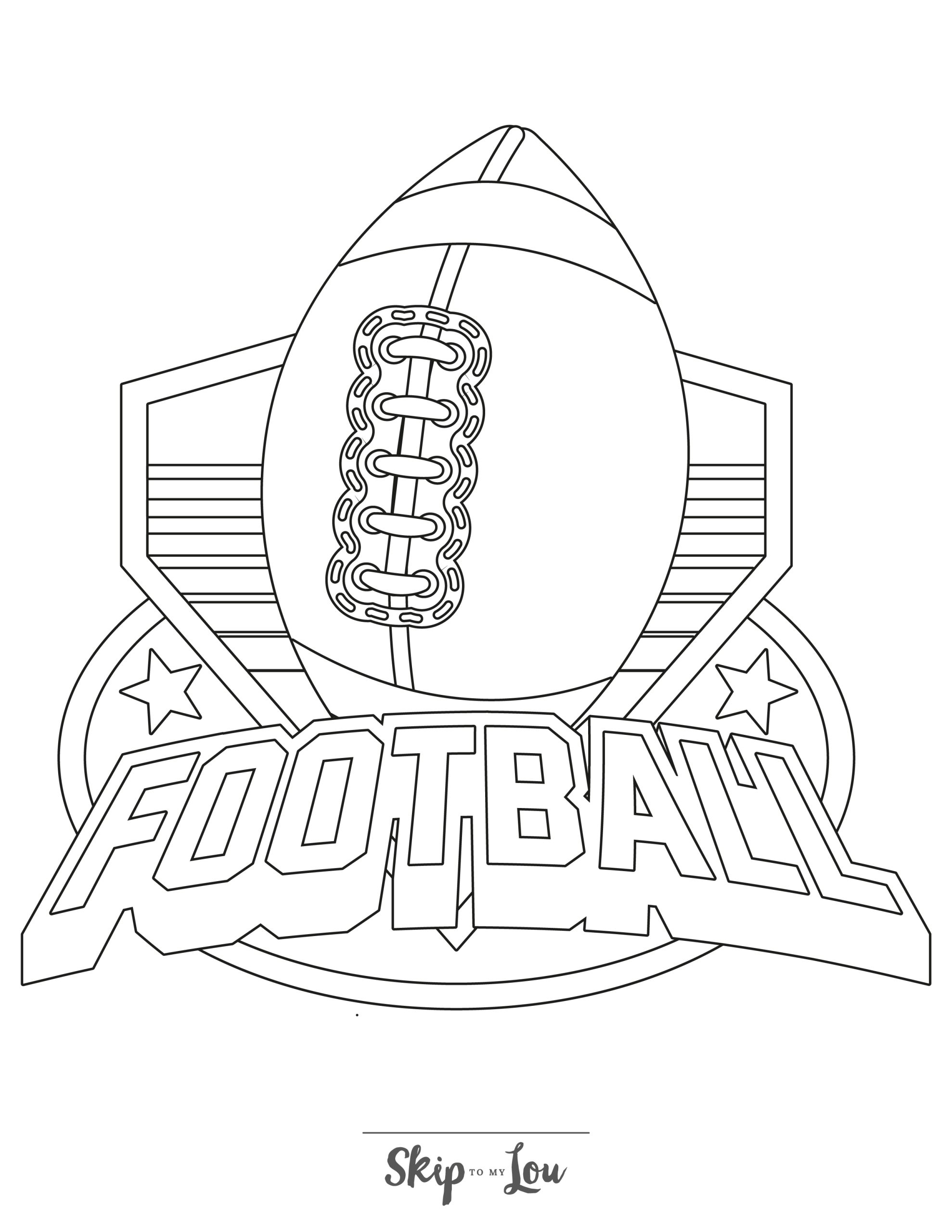 Football Coloring Pages NFL Printables To Download Skip To My Lou Football Coloring Pages NFL Printables To Download Skip To My Lou