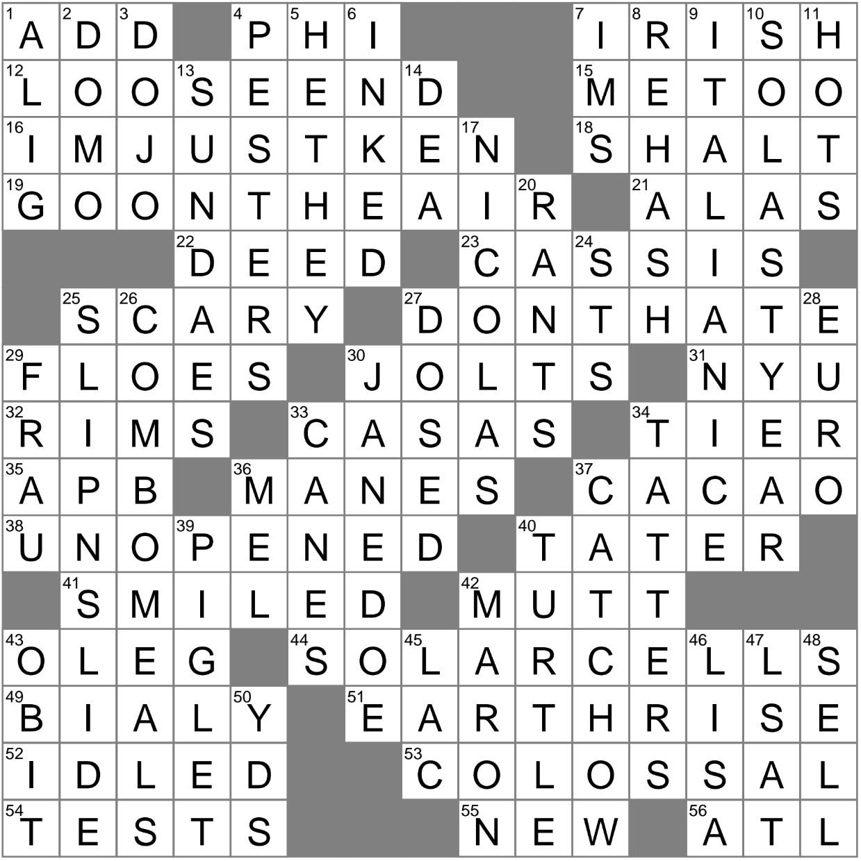 Former HBO Persona Crossword Clue Archives LAXCrossword