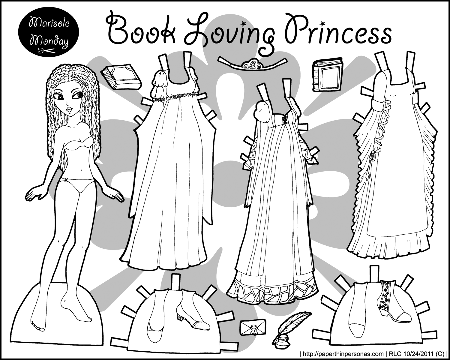 Four Princess Coloring Pages To Print Dress Four Princess Coloring Pages To Print Dress