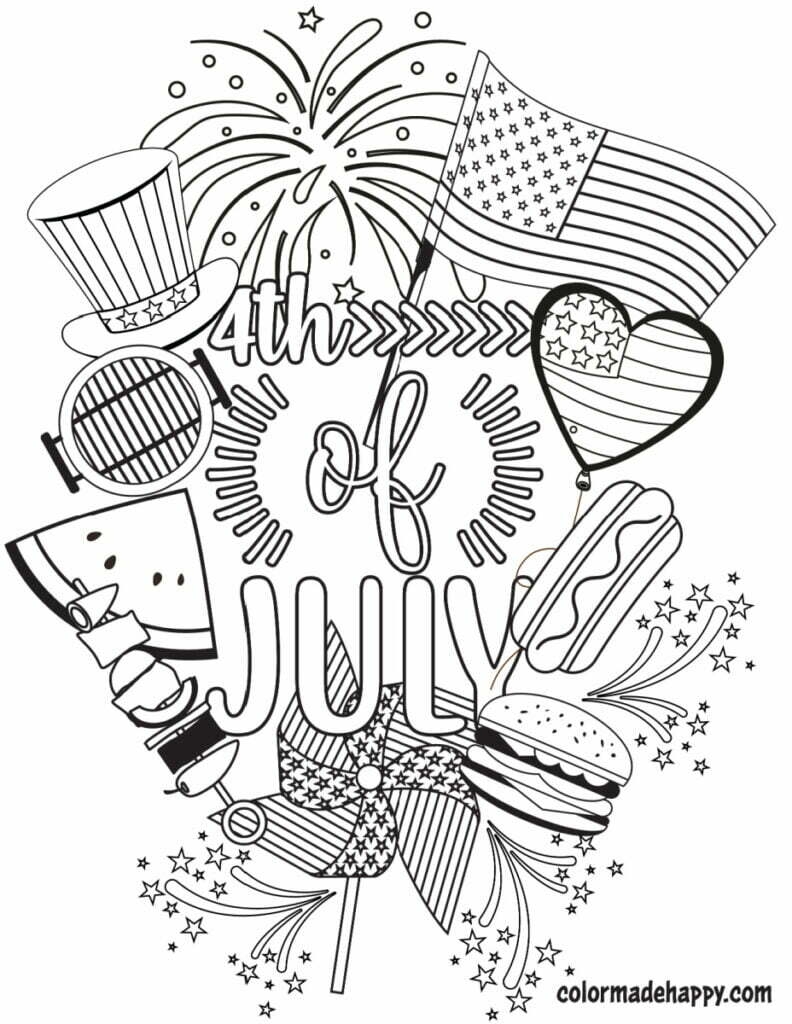 fourth of july coloring sheets fourth of july coloring sheets