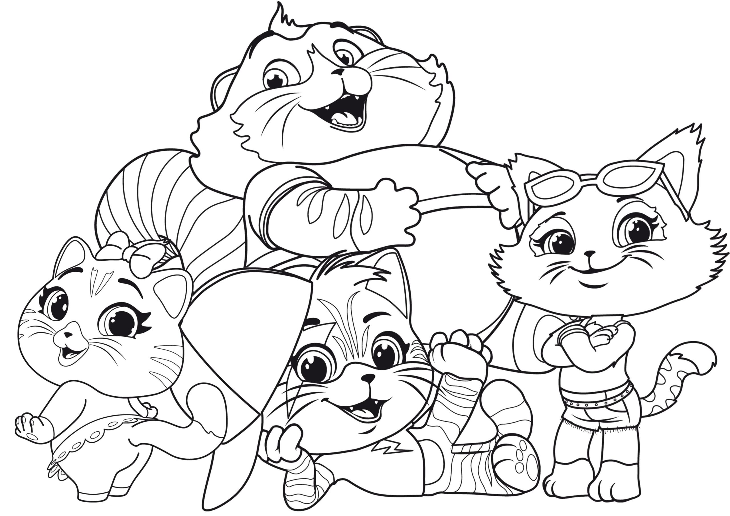 Free 44 Cats Coloring Pages YouLoveIt Free 44 Cats Coloring Pages YouLoveIt