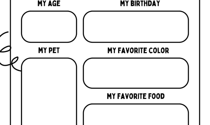 Free Printable Activity Sheets