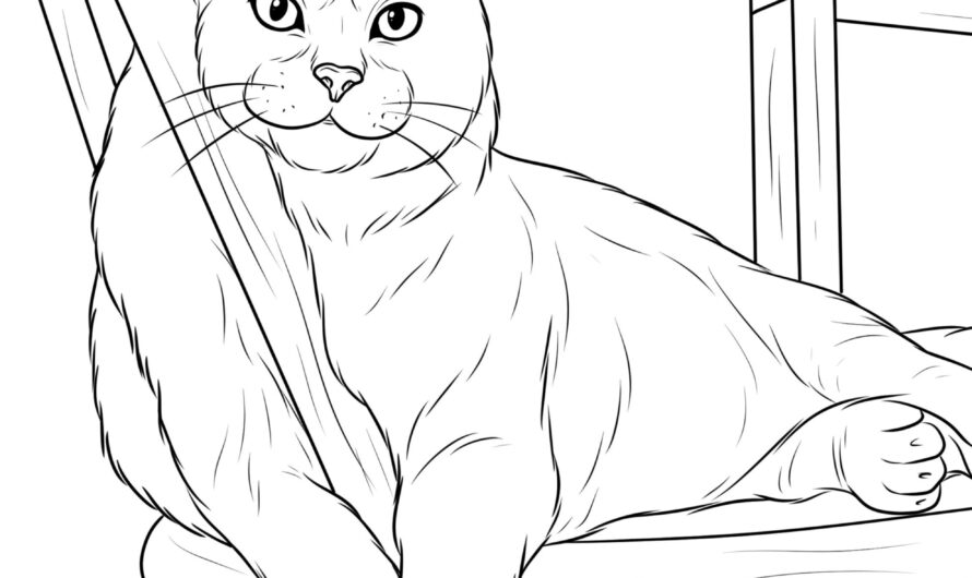 Free Colouring Pages Of Cats