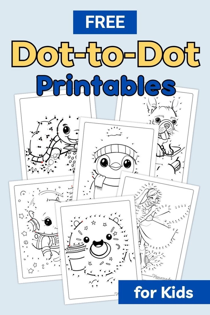 Free Dot to Dot Printables For Kids PDF Download Homemade Gifts Made Easy Free Dot to Dot Printables For Kids PDF Download Homemade Gifts Made Easy