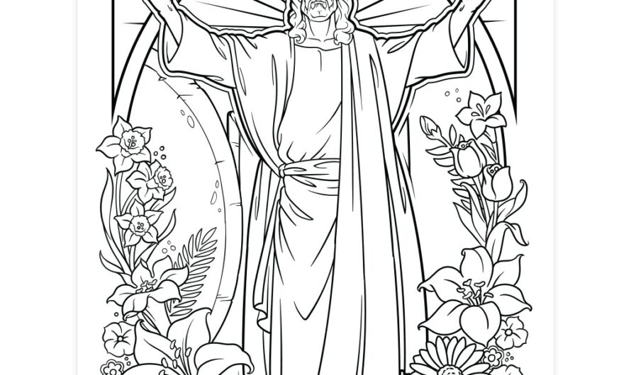 Christian Easter Coloring Pages