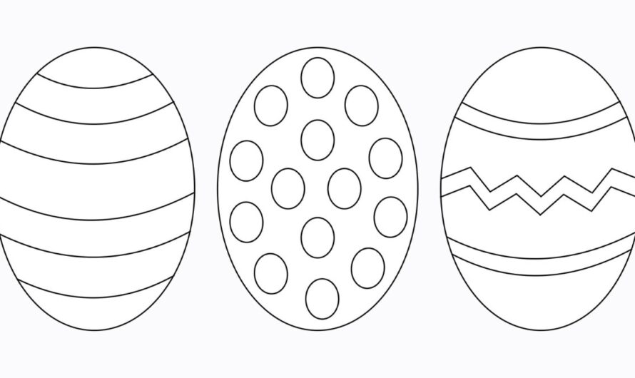 Templates Of Easter Eggs