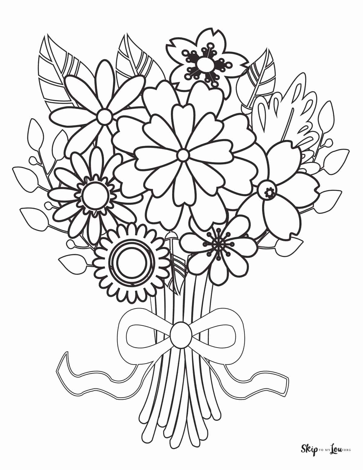 cute flower coloring pages cute flower coloring pages