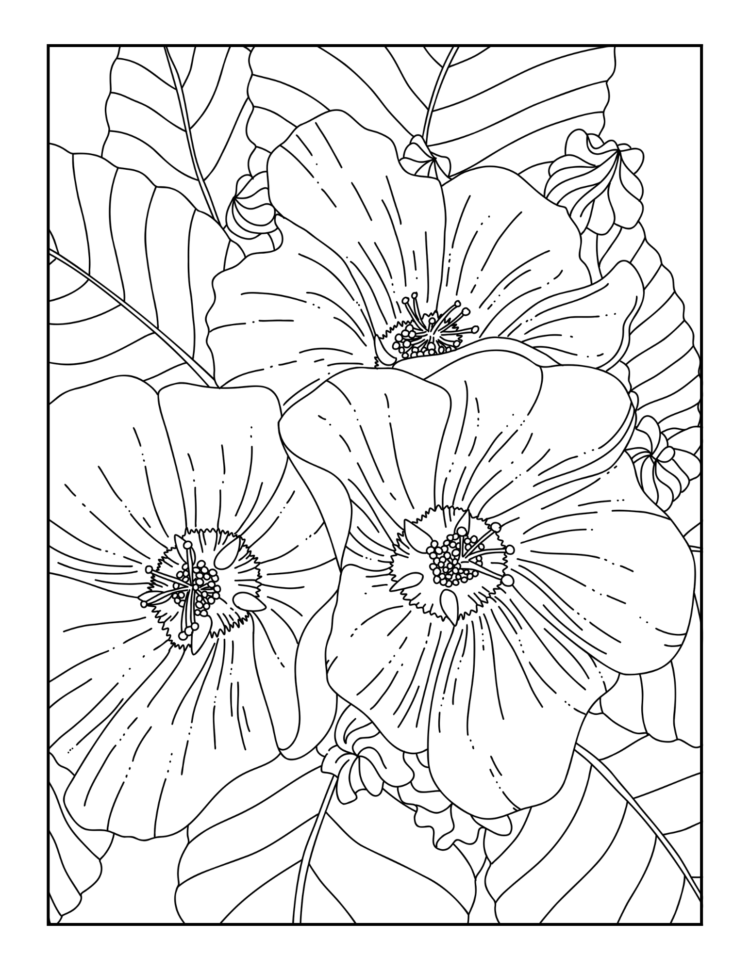 Free Flower Colouring Pages Gathering Beauty Free Flower Colouring Pages Gathering Beauty
