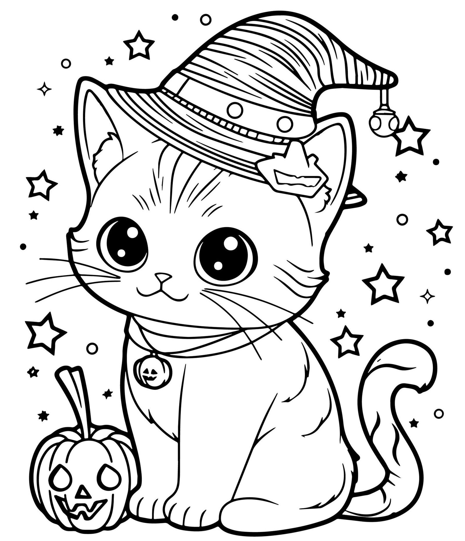 FREE Halloween Cat Coloring Pages Fun Spooky FREE Halloween Cat Coloring Pages Fun Spooky