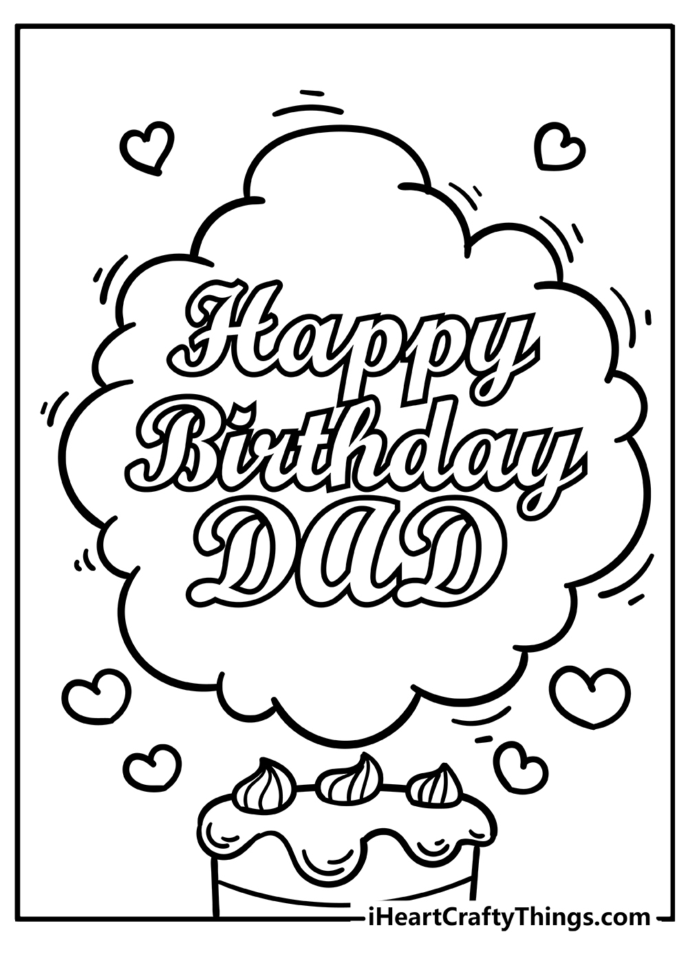 Free Happy Birthday Coloring Pages For Dad Happy Birthday Coloring Pages For Dad 363824 Printable Free PDF Free Happy Birthday Coloring Pages For Dad Happy Birthday Coloring Pages For Dad 363824 Printable Free PDF