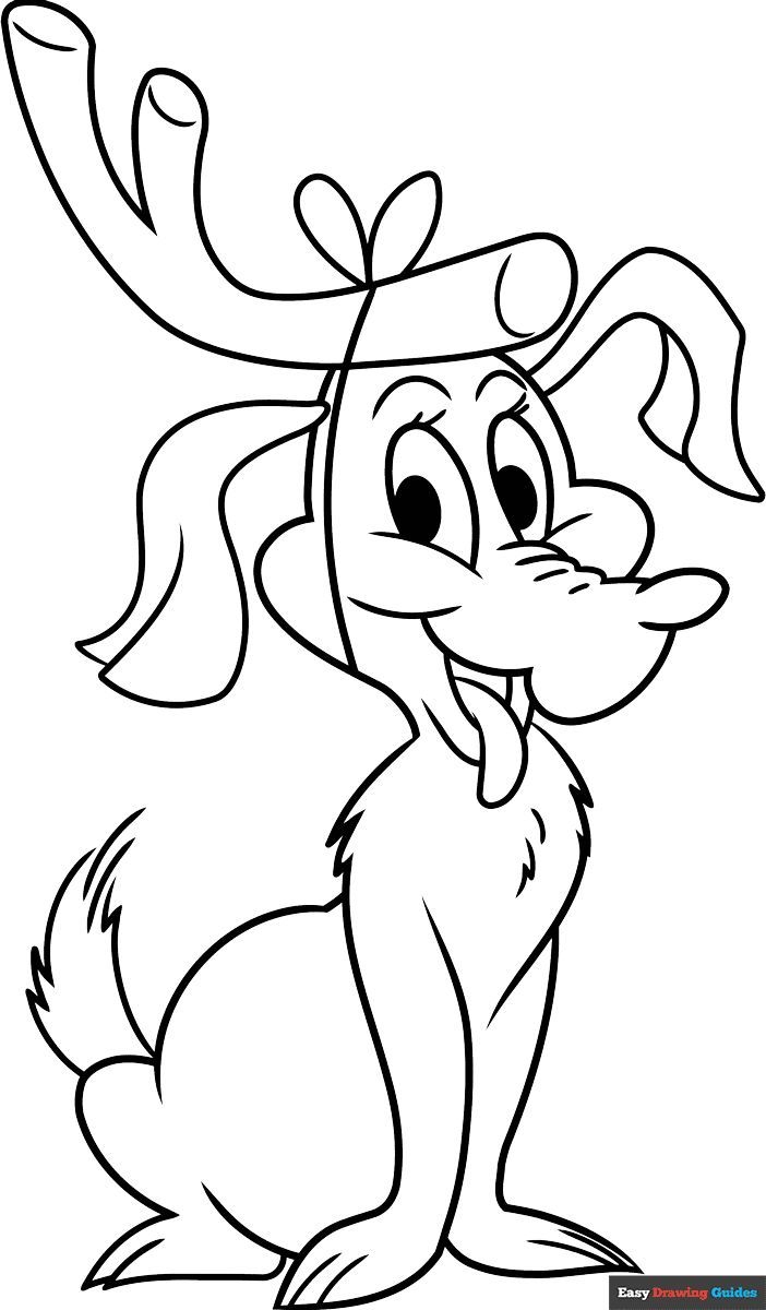 Free Max From The Grinch Coloring Page Free Max From The Grinch Coloring Page