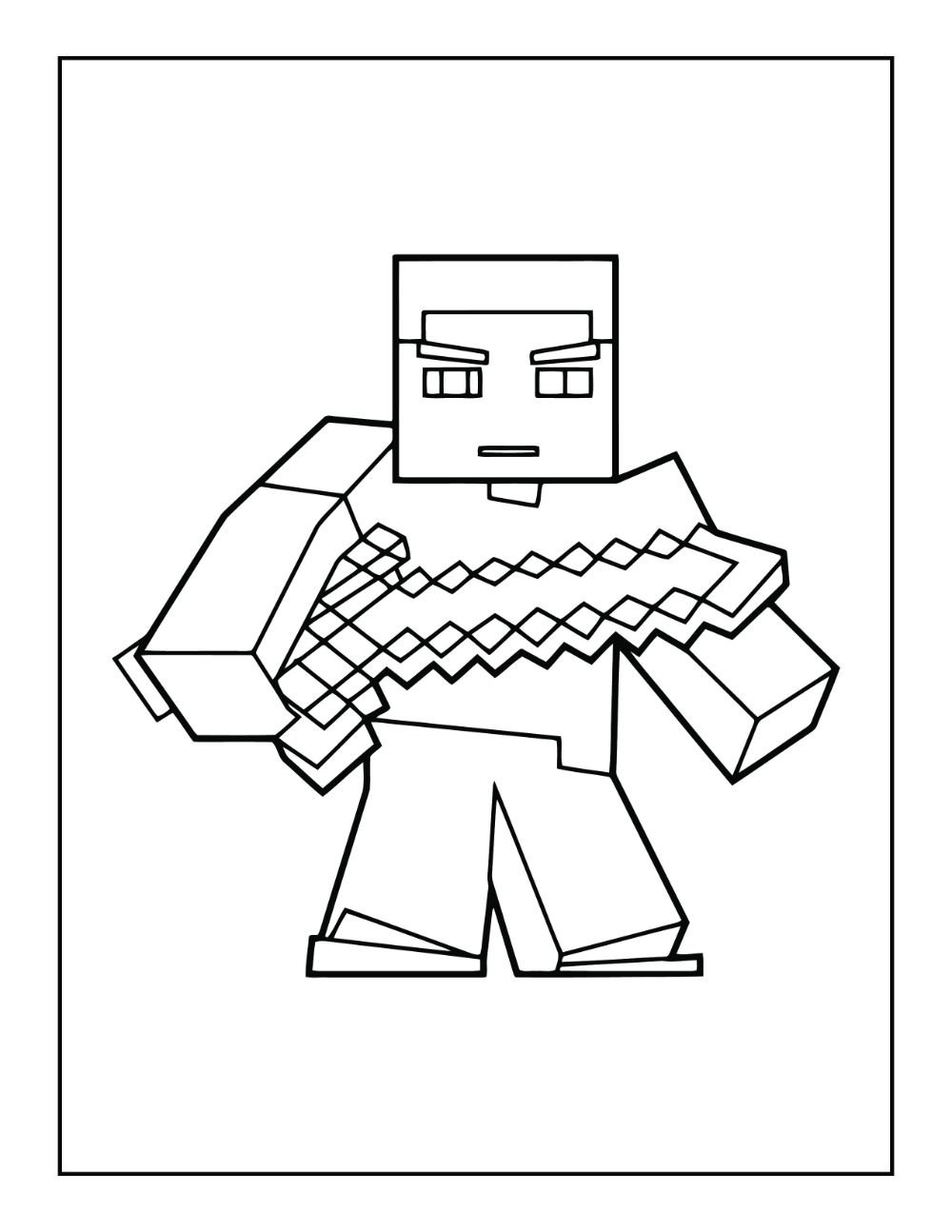 Free Minecraft Coloring Pages For Download Printable PDF 