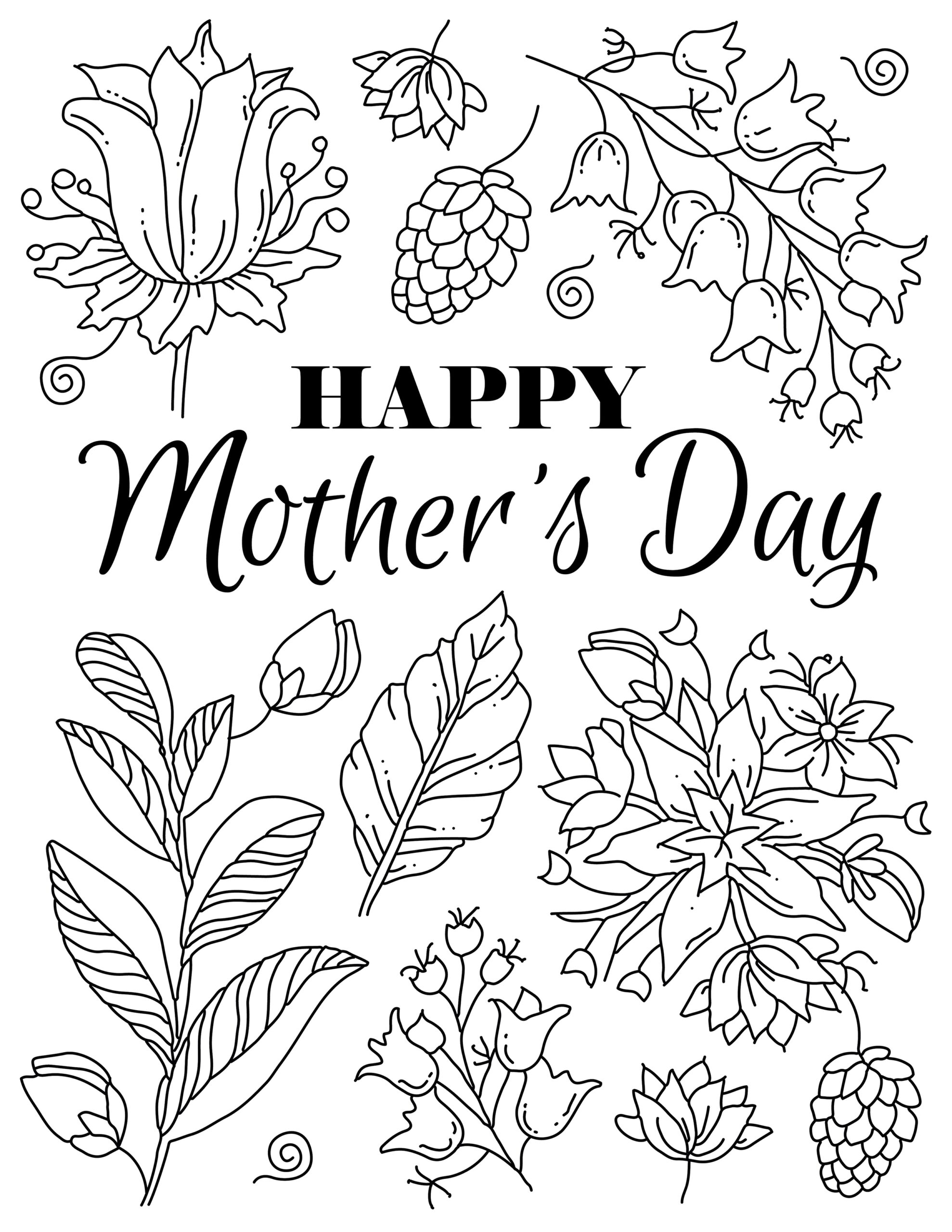 Free Mother s Day Coloring Pages Printables For Kids Happy Toddler Playtime Free Mother s Day Coloring Pages Printables For Kids Happy Toddler Playtime
