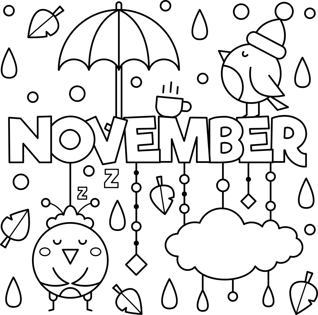 Free November Colouring Page Thrifty Mommas Tips Free November Colouring Page Thrifty Mommas Tips