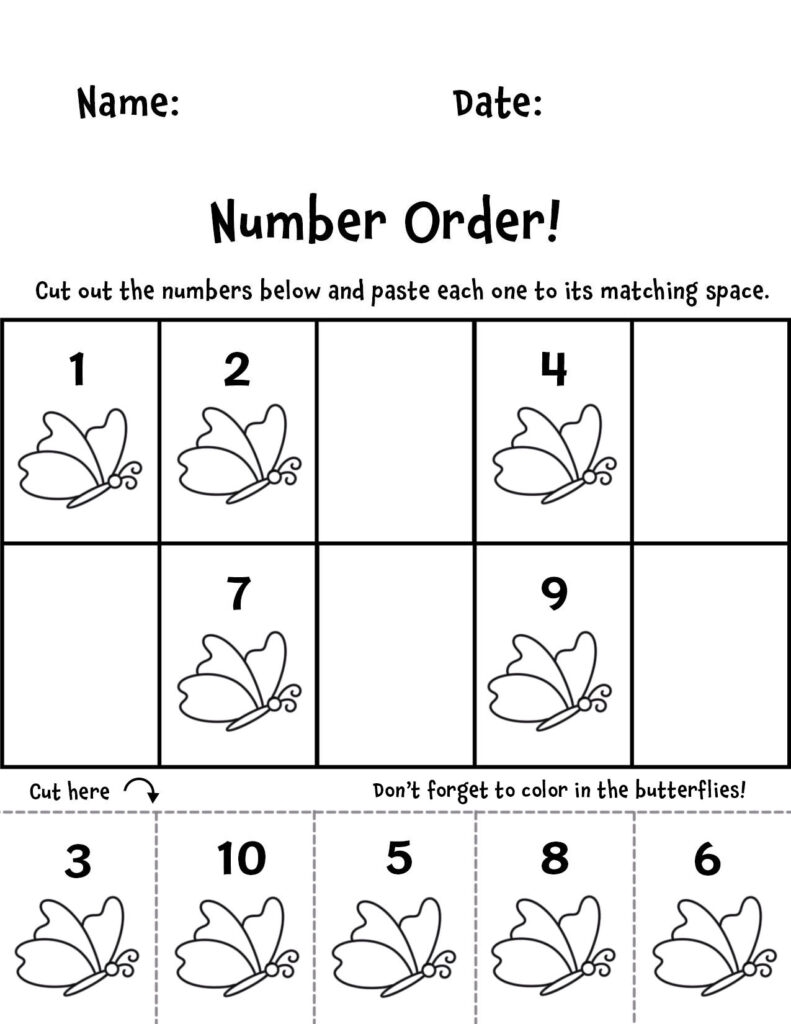 Free Number Order Counting Worksheets For Preschool The Hollydog Blog Free Number Order Counting Worksheets For Preschool The Hollydog Blog