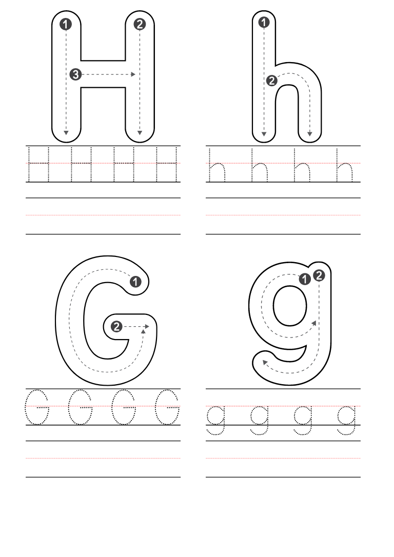 Free Preschool Letter H Worksheets Printable PDF Free Preschool Letter H Worksheets Printable PDF