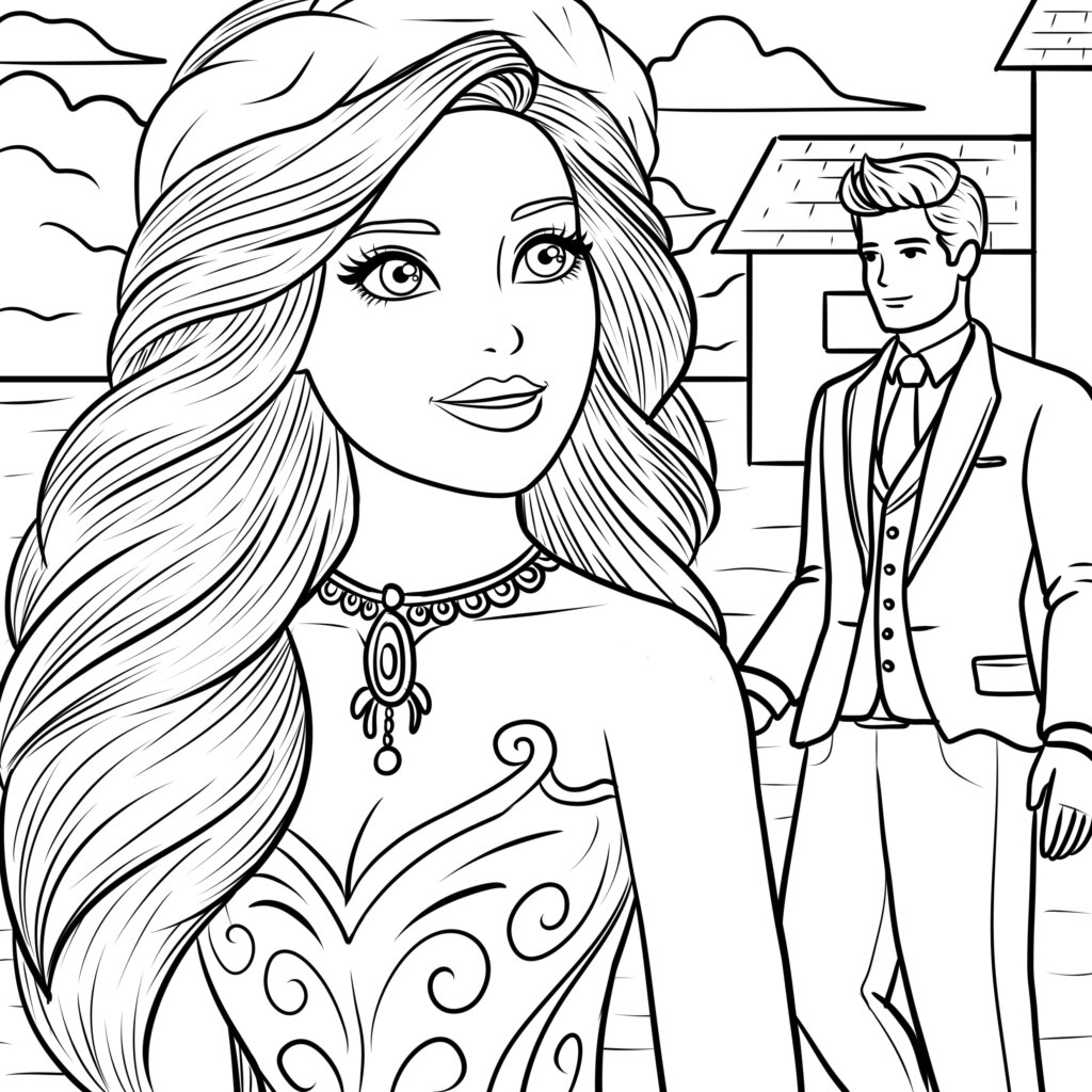 barbie coloring pages printable barbie coloring pages printable