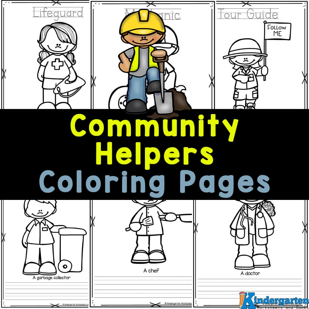 FREE Printable Community Helpers Coloring Pages FREE Printable Community Helpers Coloring Pages