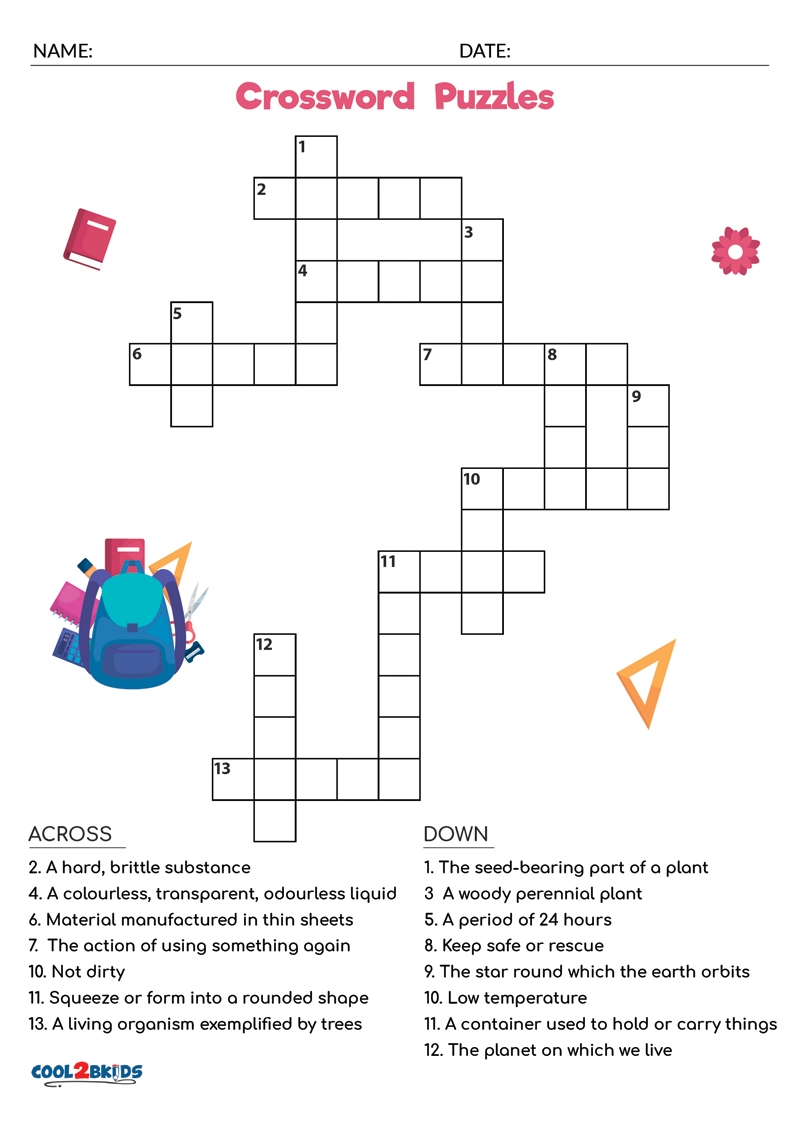 simple crossword puzzles printable simple crossword puzzles printable