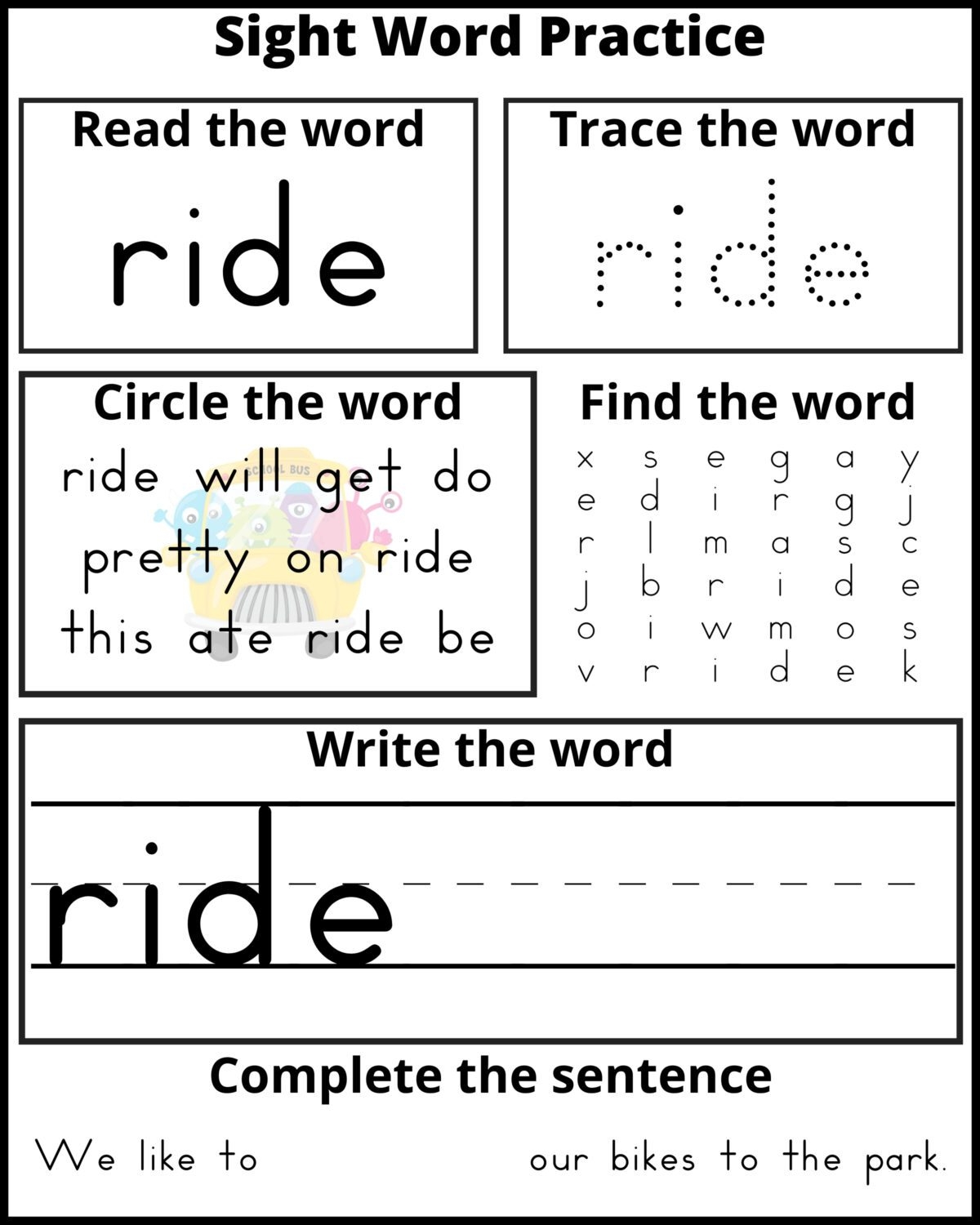 sight word i worksheets kindergarten sight word i worksheets kindergarten