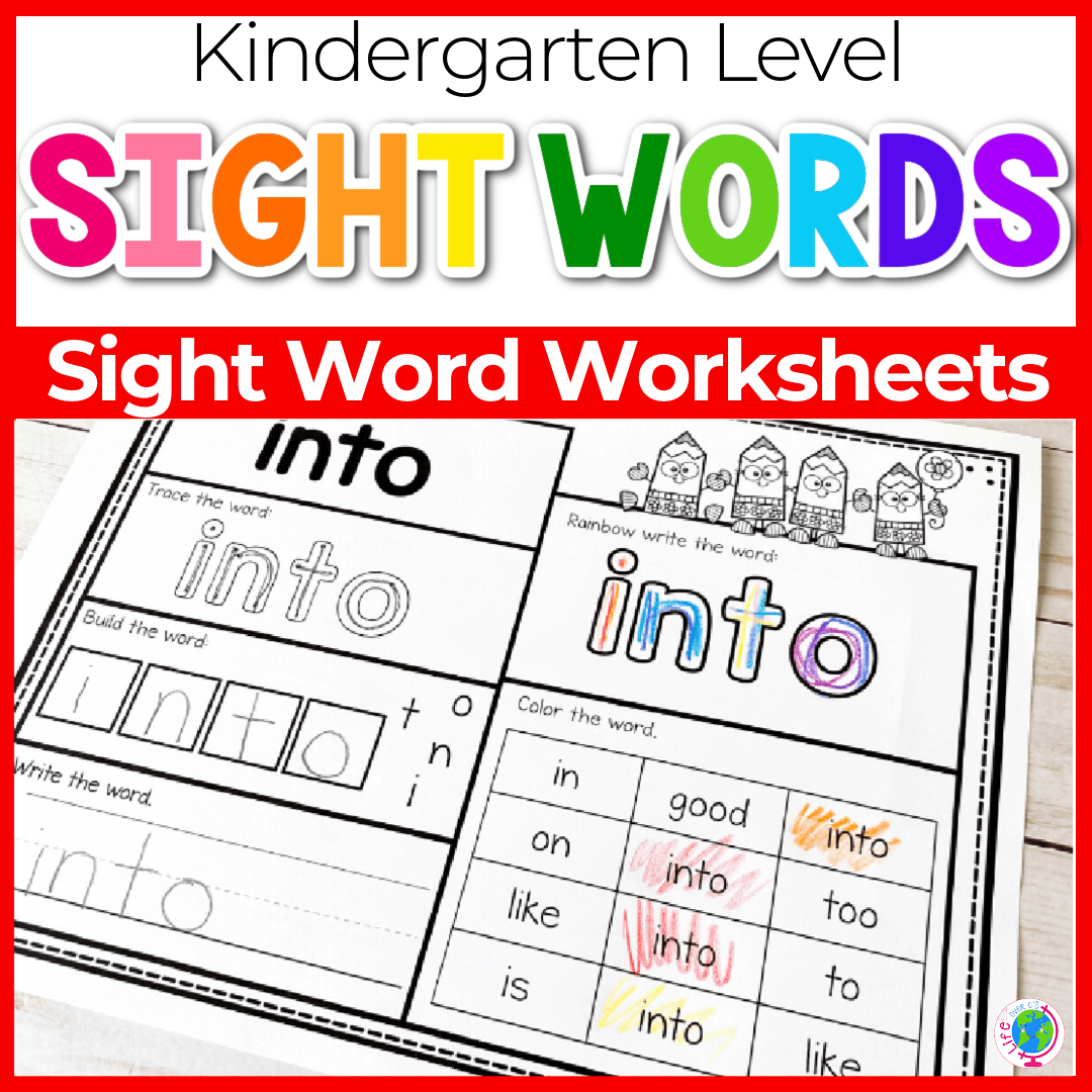free sight words printables free sight words printables